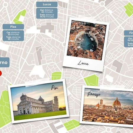 Free Parking Appartamento 5 Stelle Elegante Con Suite Livorno Dış mekan fotoğraf